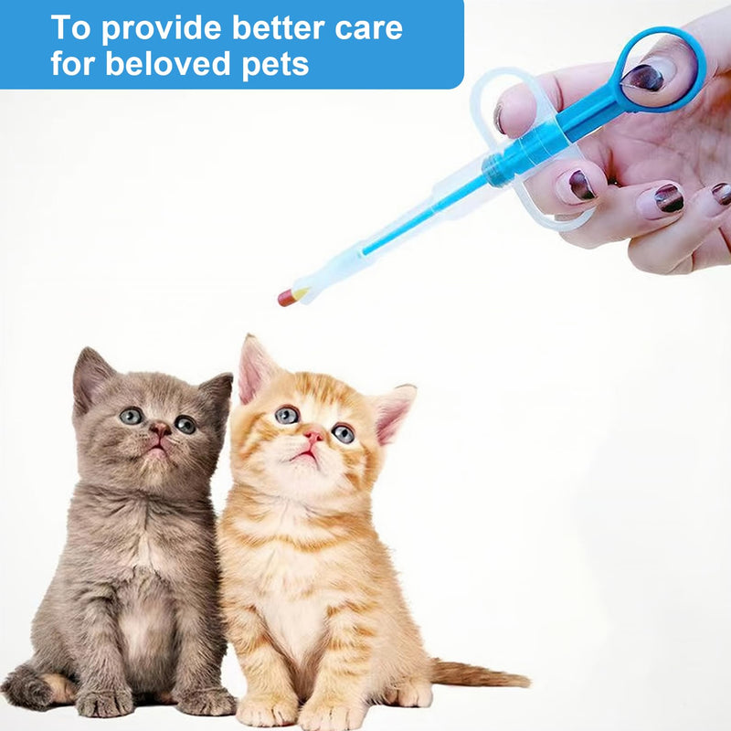 TENGEE Pack of 3 tablet dispensers for cats, tablet dispensers for cats, food grade silicone tablet dispensers for cats, for feeding pets with tablets, capsules, pills and remedies