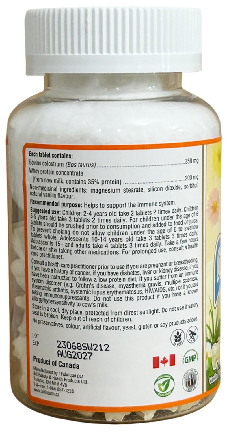 Bill Beauty Children's Colostrum, 90 chewables