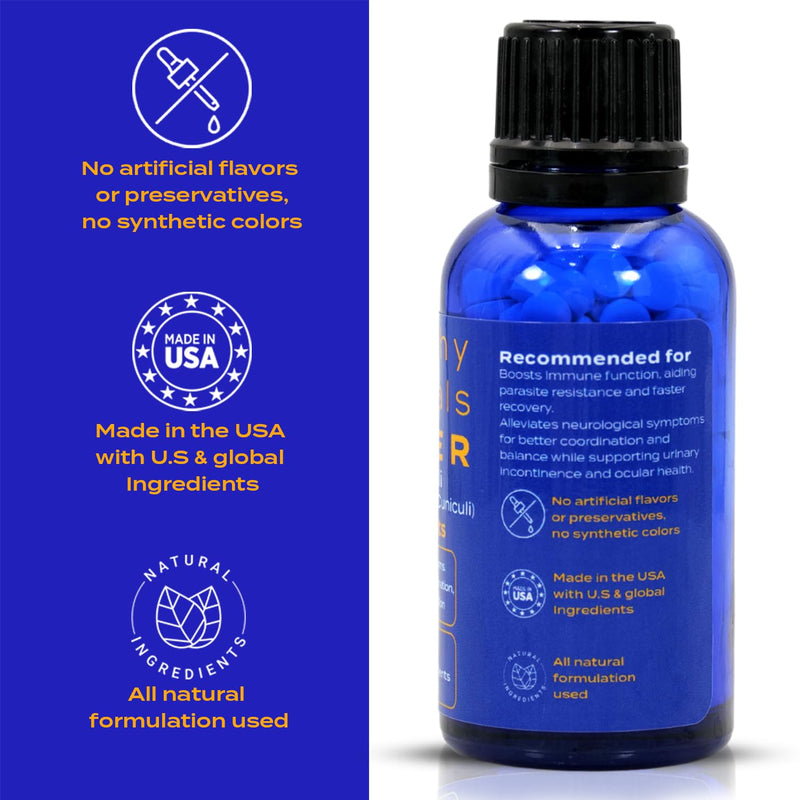 Healthy Animals 4Ever - All-Natural Rabbit E. Cuniculi Infection Treatment | Homeopathic Support for E. Cuniculi - Preventive Health Solution - Rabbit Immunity Boosting Tablets - 300 Count - PawsPlanet Australia