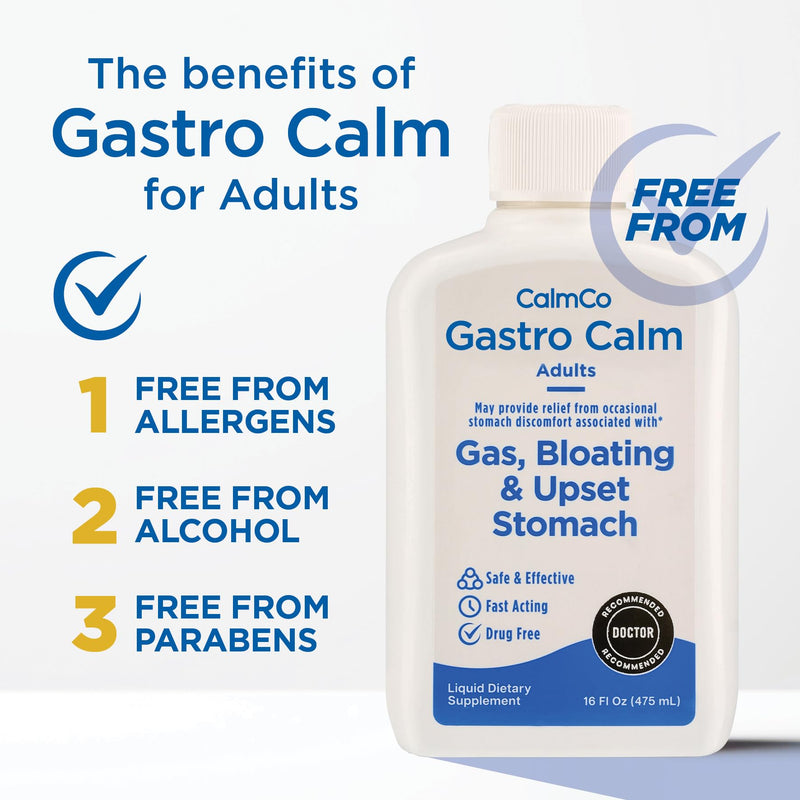 Gastro Calm, Liquid Dietary Supplement, Activated Charcoal, May Relieve Gas, Bloating, and Upset Stomach*, Pure and Allergen-Free. - BeesActive Australia