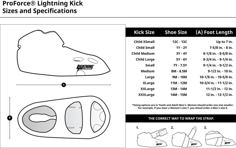 Pro Force Lightning Kicks Sparring Shoes/Footgear - Silver - Size 5-6 | Child Large