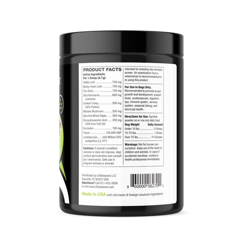 LifeStages Stage 1: Puppy Formula 0-3 Years for Dog Weight Gain, Muscle & Joint Development, Healthy Skin & Coat | Omega 3 & 6, Spirulina, Vitamin B6 & Probiotics - Vet Approved - PawsPlanet Australia