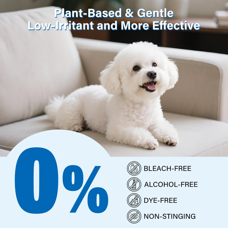 Tear Stain Remover for Dogs & Cats – Natural Gentle Liquid, Safe & Non-Irritating, Effectively Cleans Tear Stains, Eye Discharge & Debris No fragrance