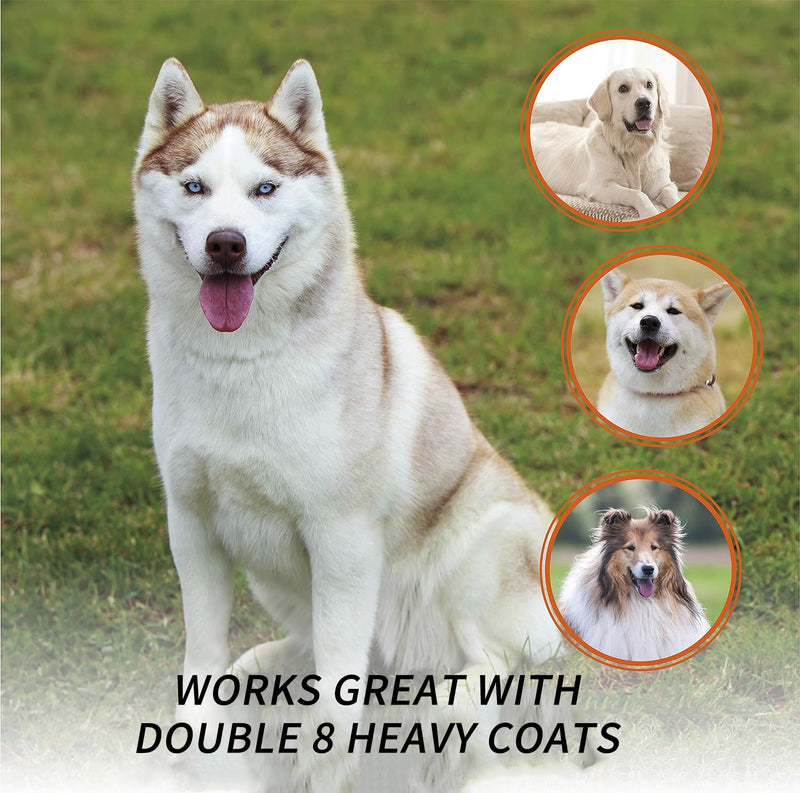 Dual-Sided Shedding Blade,Professional Stainless Steel Safety Horse Fur Scraper-Suitable for pets such as horses, cats and dogs - BeesActive Australia