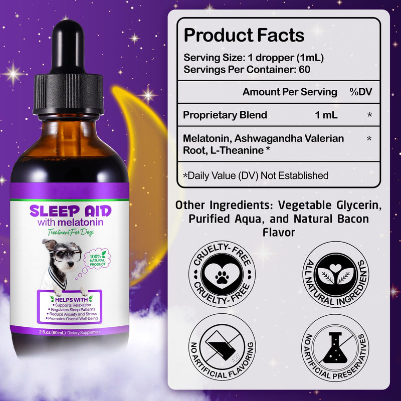 Dog Calming Treats with Melatonin Blend – Natural Relaxation Support for Dogs | Helps Maintain Calm Behaviour & Emotional Balance | Ideal for Nighttime Comfort & Daily Wellbeing