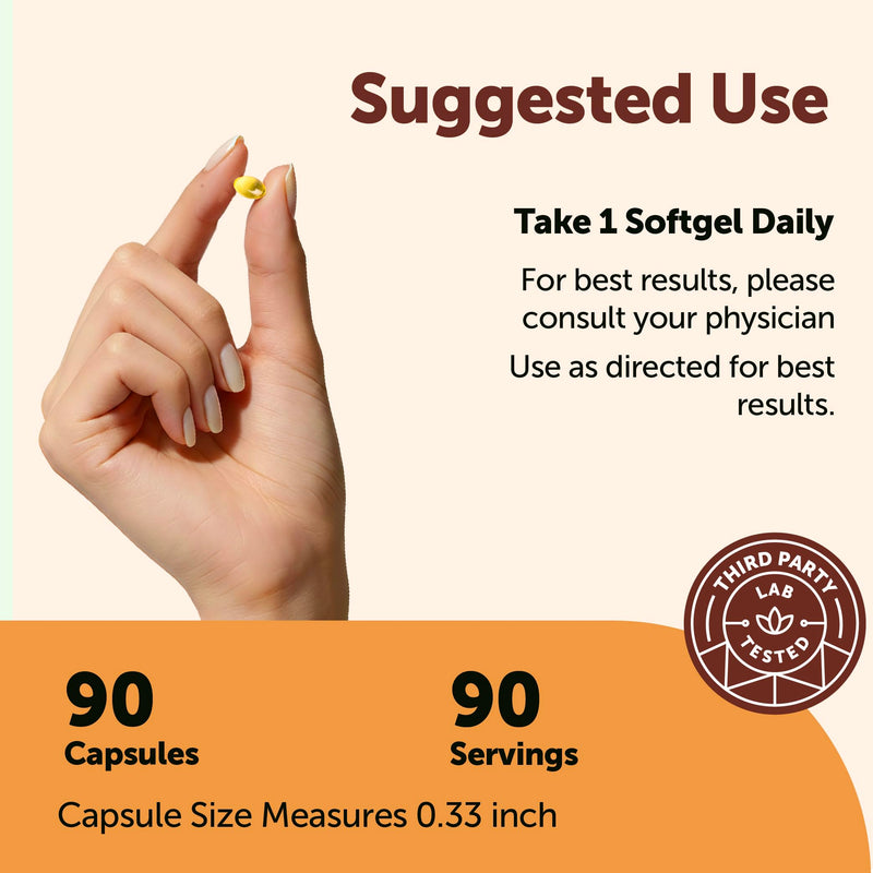 Micro Ingredients Vitamin D3 5,000 IU + K2 MK-7 100 mcg Per Serving, 90 Softgels | 2-in-1 D3 K2 Supplement | Easy-to-Swallow, Non-GMO, Gluten Free 90 Count (Pack of 1)