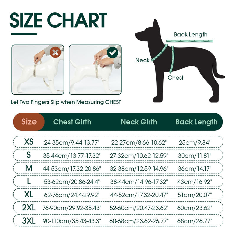 Kuoser Dog Winter Coat, Windproof Dog Fleece Jacket British Style Plaid Cold Weather Dog Vest Coats, Reversible Cozy Warm Dog Clothes Pet Apparel for Large Size Dogs L White - BeesActive Australia