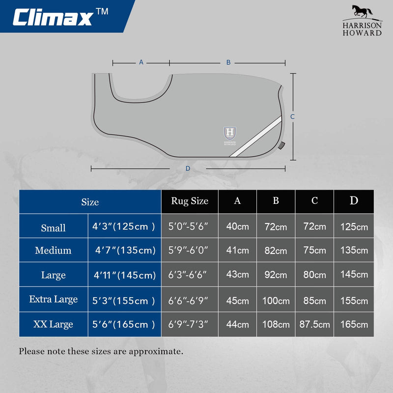 Harrison Howard Acclimate Fleece and Mesh Horse Exercise Sheet Hi-Viz Competition Medium Azure Blue - BeesActive Australia