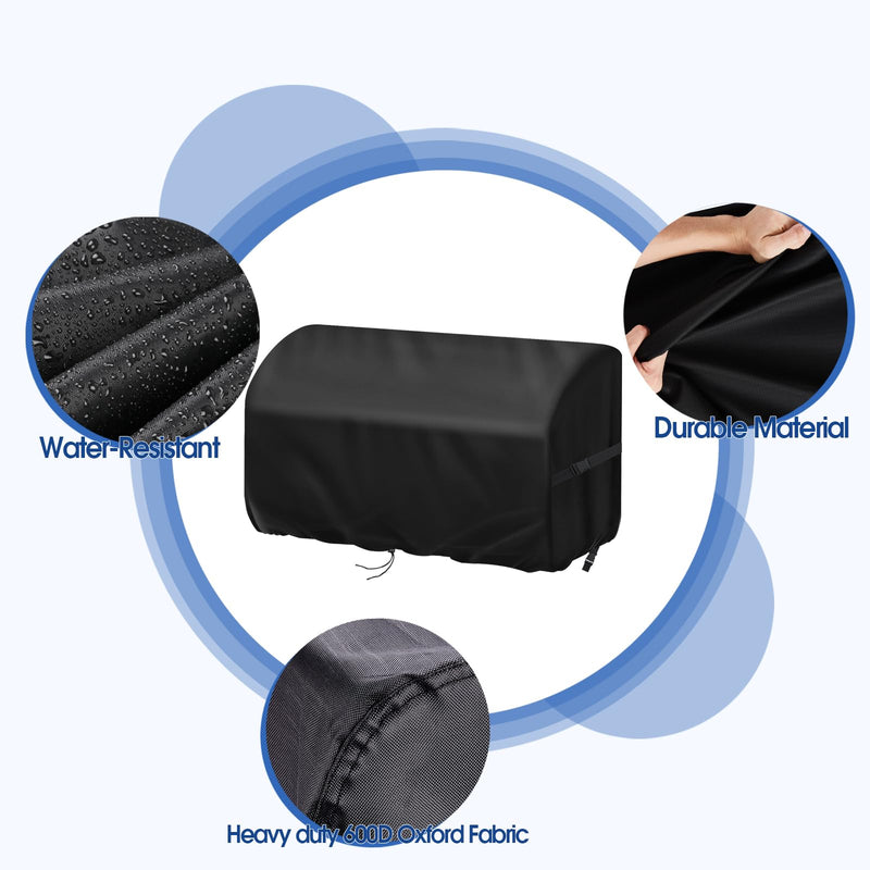Boat Grill Cover for Magma Cabo Gas Grill, Waterproof Heavy Duty BBQ Covers for Magma ChefsMate Grill for Marine Grills Accessory Winterproof - 23" x15" x15" 23"Lx15"Wx15"H