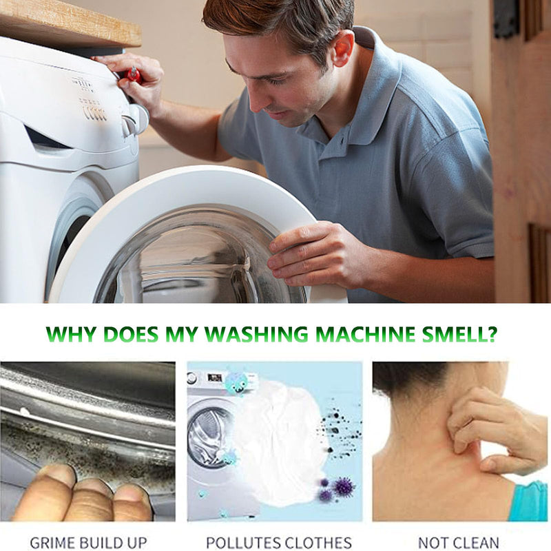 Washing Machine Cleaner Tablets 36 pack - Deep Cleaning Inside Drum&Laundry Tub Seal - Cleans Front Load, Top Load Washers&Including HE - 18 Months Supply 36 packs - BeesActive Australia