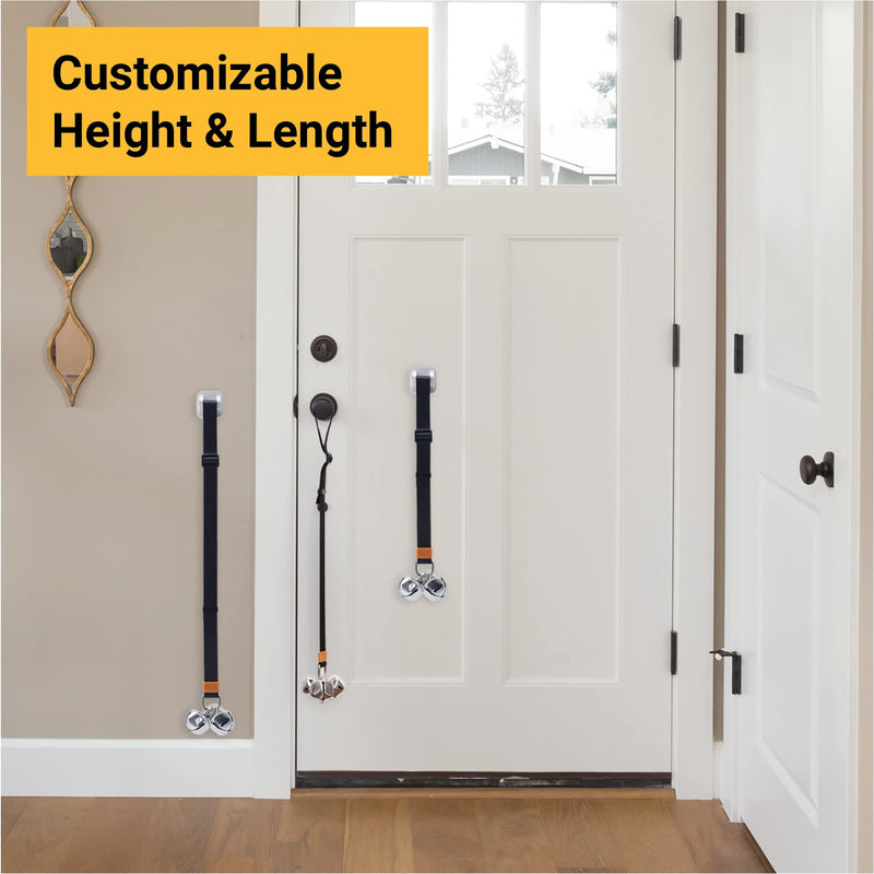 SVD.PET Puppy Bell Doorbell, Dog Bell for Potty Training, Attach to doorknob or Anywhere Near The Door, Length and Height Adjustable (White) 1-PACK White - BeesActive Australia