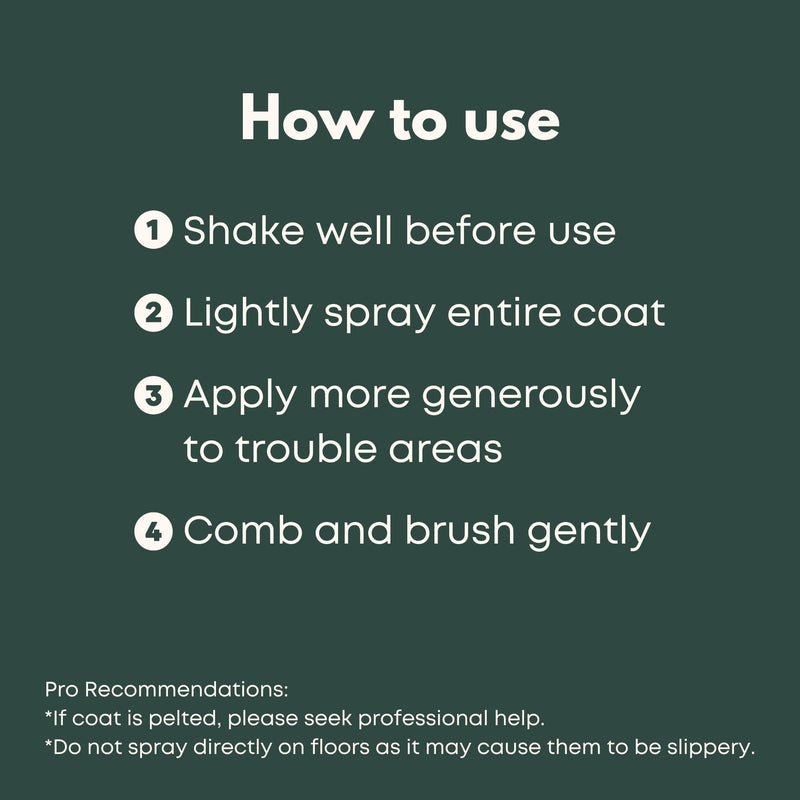 Doodle Detangler Spray - Natural Dog Detangling Spray and Leave in Conditioner for Dogs - Great for Goldendoodle, Poodle, Labradoodle, Bernedoodle - 16 Fl Oz Freshly Bailey - BeesActive Australia