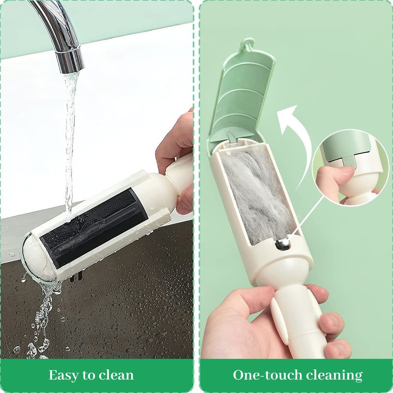 Lint roller for pet hair, FainFun washable lint roller for pet hair, lint brush reusable, pet hair remover roll pet hair remover for living room sofa and car seats - BeesActive Australia