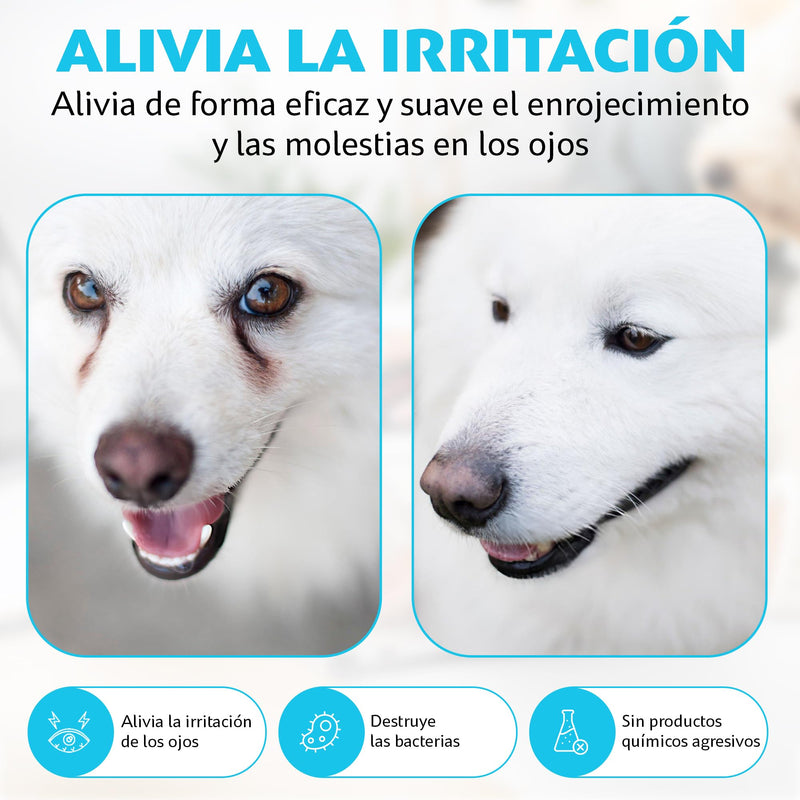 Aldivet Eye Protector for Dogs and Cats – Hydrates and Soothes Irritations – Removes Contaminants – Aloe Vera Extracts – Protects from Desiccation – Antimicrobial Protection – Gentle Cleansing.