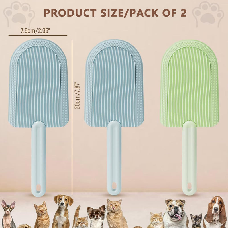 Cat Tongue Comb, 2024 New Silicone Cat Tongue Brush, Cat Tongue Brush, For Indoor Cats Shedding Cat Brush For Long Haired Cats, Pet Grooming Brush, Easily Removes Fur Reducing Hairballs (2pcs) - BeesActive Australia