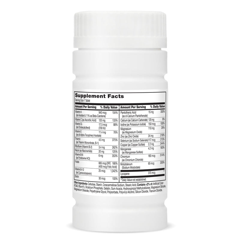 21st Century One Daily Men's 50+ Tablets, 100 Count | Complete Daily Multivitamin, Compare VS. One A Day® Men's 50+, Men Over 50 with Memory, Complete Nutrition for Men 50 Plus 100 Count (Pack of 1)