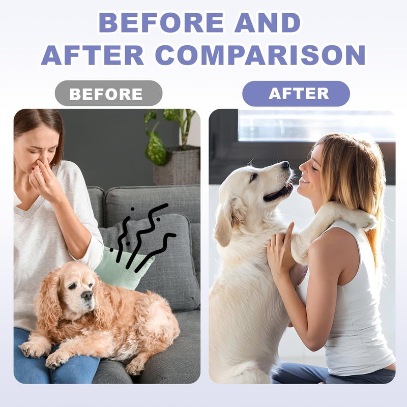 JoanofArc Dog Dental Care Spray, Oral Care Spray for Dogs, Breath Freshener & Teeth Cleaning Spray, Reduce Tartar Freshen Breath, Pet Health Supplies Teeth Spray, No Brushing, 30ml