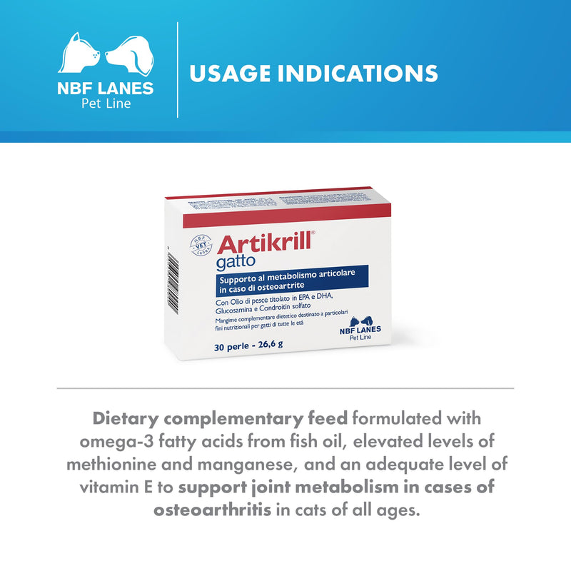 Artikrill Gatto - Cat Against Inflammation Articular 30 Pearls
