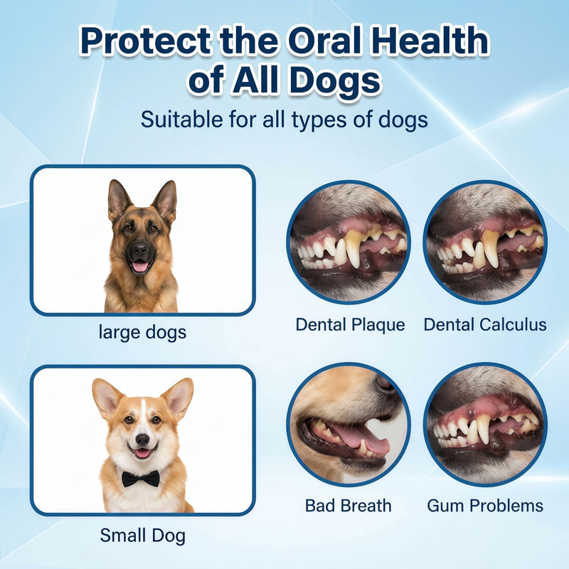 2PCS Pet Mouthwash,Natural Teeth Cleaning Mouthwash to Fight Tartar,Dog Mouthwash Add to Water,Fresh Breath for Dogs & CatsPromote Healthy Gums,Easy Daily Use for all Pet,Odorless Flavorless Formula 2