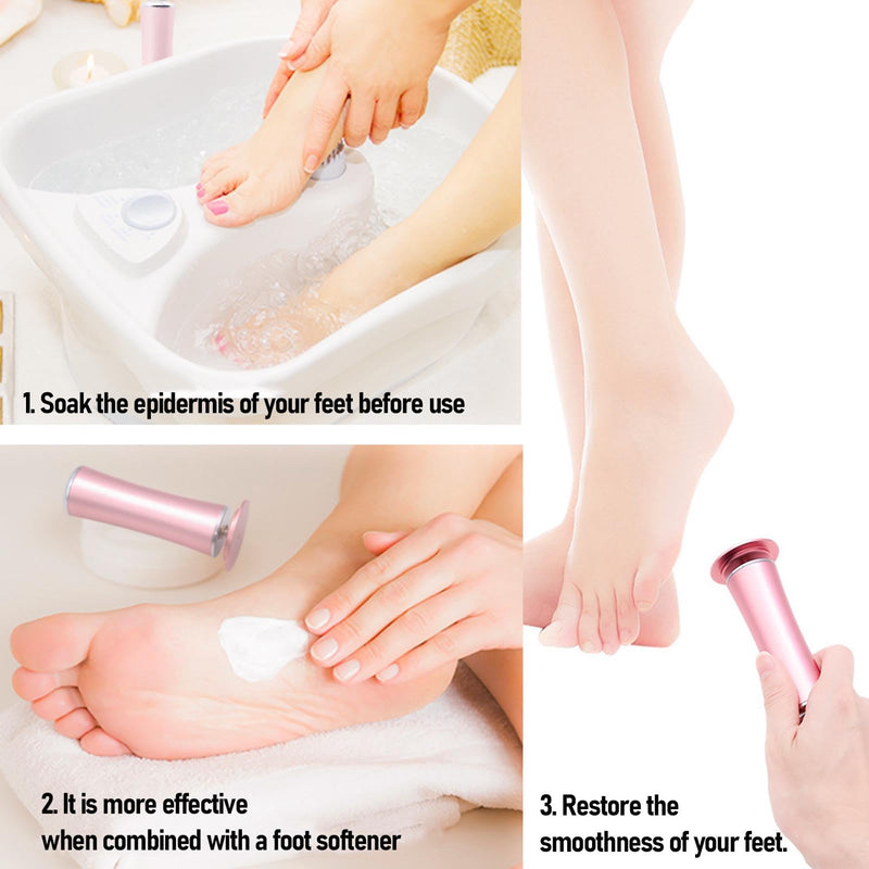 500RPM Electric Foot File for Dead Skin Removal Callus Remover with 60pcs Sandpaper Discs Effective Corn and Rough Skin Exfoliator Tool Kit - BeesActive Australia