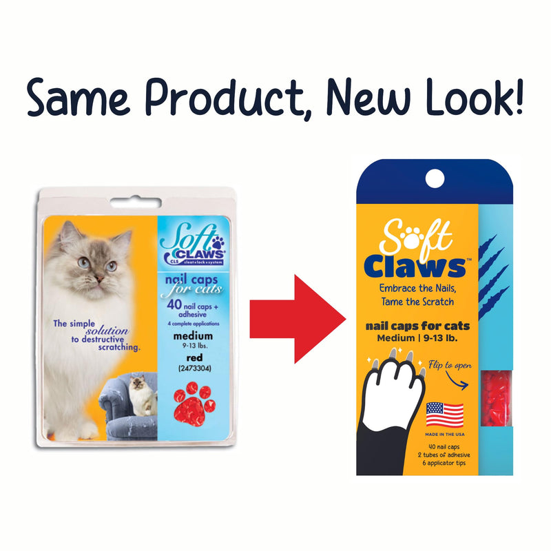 Soft Claws Safe Scratch-Free Solution for Cats - CLS (Cleat Lock System), Size: Small, Color: Gold Sparkle - BeesActive Australia
