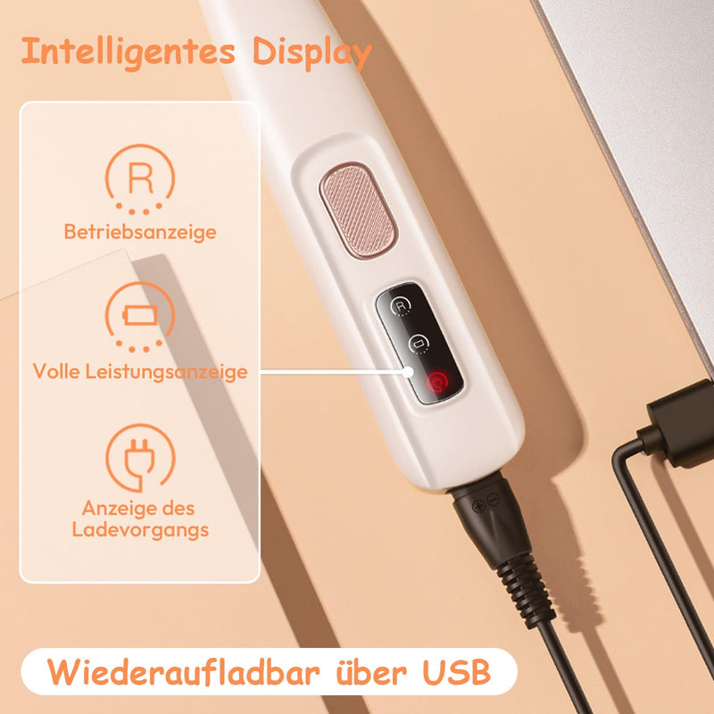 Pet hair trimmer with LED light, rechargeable paw trimmer for dogs, cats, extra quiet, wireless dog paw trimmer, small area pet razor for paws, eyes, ears, face, body - BeesActive Australia