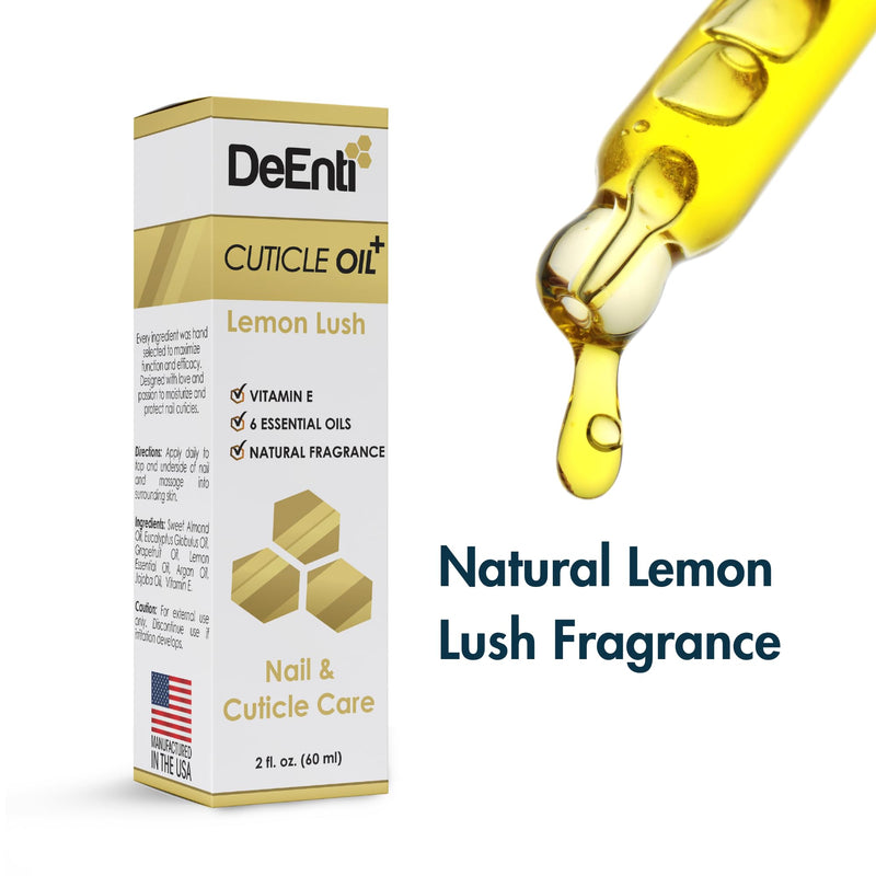 DeEnti Cuticles Maintenance Pack, Bundle Includes Citrus Scented Cuticle Remover, Cuticle Oil for Nails, and Metal Pusher Tool, Salon Grade Nail Care, Home Manicure and Pedicure Kit Cuticle Maintenance Pack