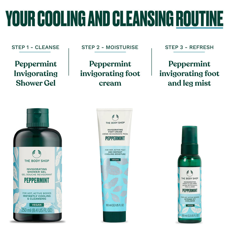 The Body Shop Peppermint Invigorating Foot Cream- 100ML - BeesActive Australia