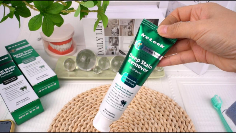 3PCS Whitening Toothpaste(3.7oz) - Deep Stain Removal,Long-Lasting Freshness for Sensitive Gum & Teeth,Bad Breath, Cavity Prevention -Sea Breeze Mint Refreshing Mint 1.23 Ounce (Pack of 3)