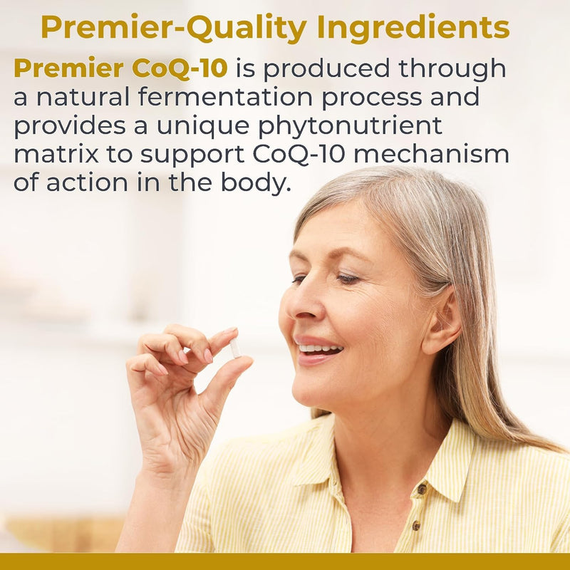 Premier Research Labs CoQ10 - Coenzyme Q10, Co Q 10 Supplement, 100mg Capsules, Ubiquinol Co Enzyme Q-10 with Red Algae & MCT Oil - 50 Vegetarian Capsules