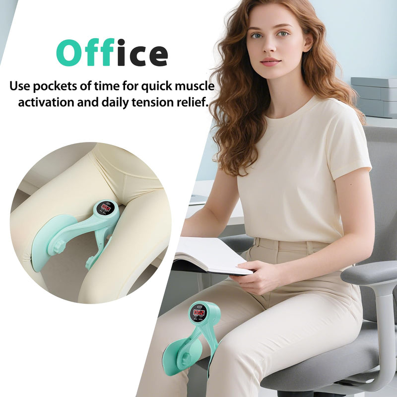 Pelvic Floor & Thigh Workout Device 50lbs Power – Kegel Trainer for Office & Home Use, Hip Abductor and Inner Thigh Toner for Women, Great for Long Sitting & Muscle Strength - BeesActive Australia