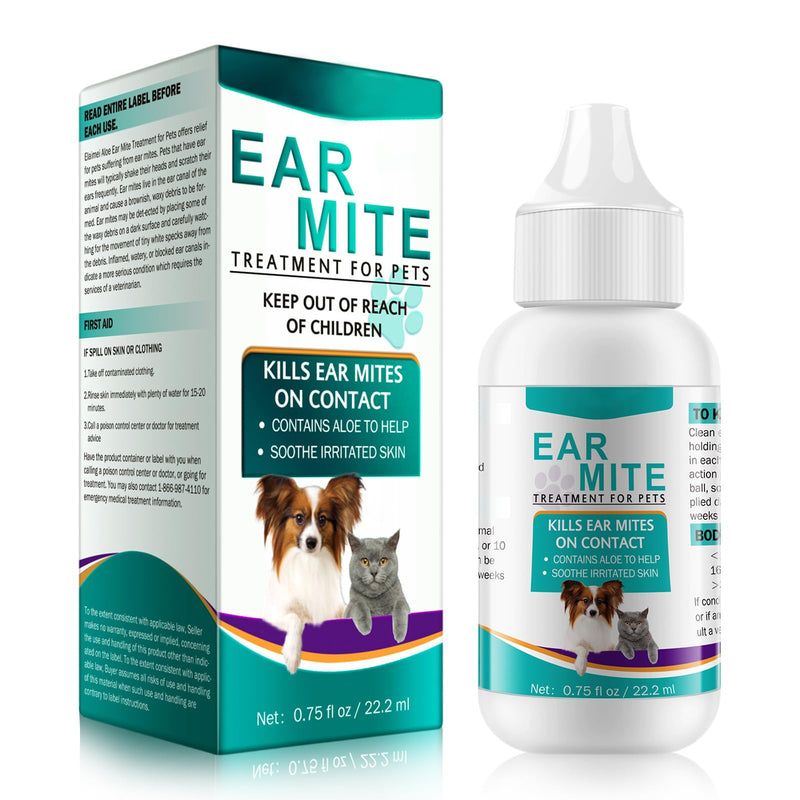 Ear Drops for Dogs Ear Infection,Soothing Gentle Ear Wax Removal Soothes Itchy & Inflamed Helps Maintain Comfort