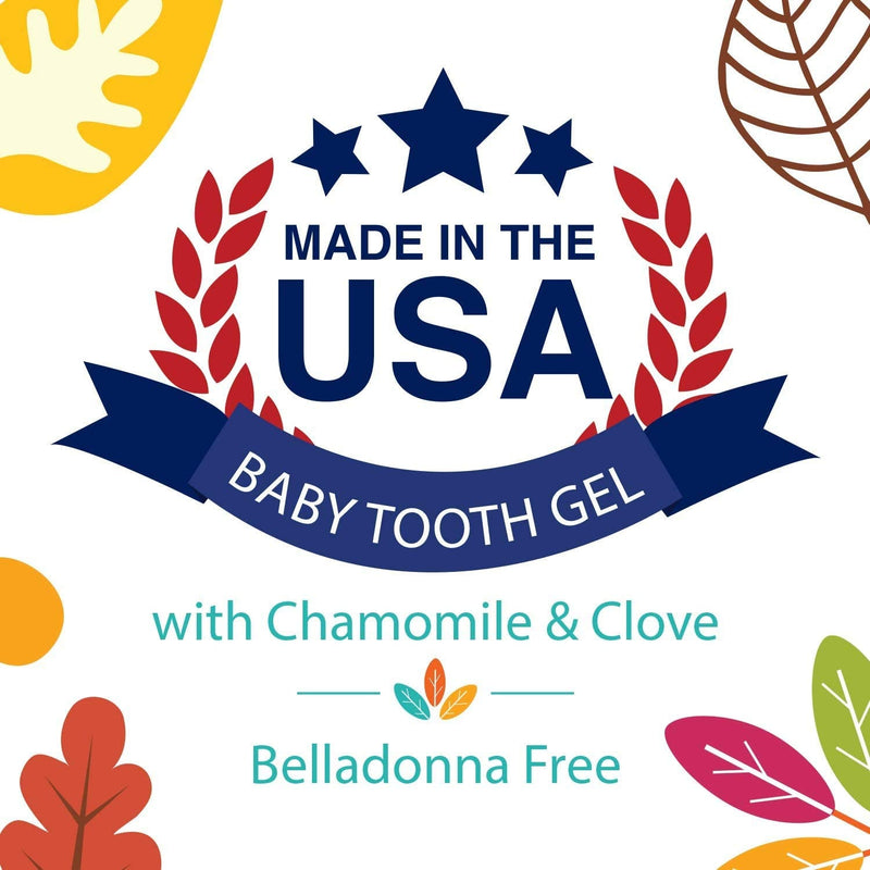 Dr. Talbot's Baby Tooth Gel for Sore Gums, Naturally Inspired, .53 Oz, Benzocaine Free, Belladonna Free Day Time 0.53 Ounce (Pack of 1) - BeesActive Australia
