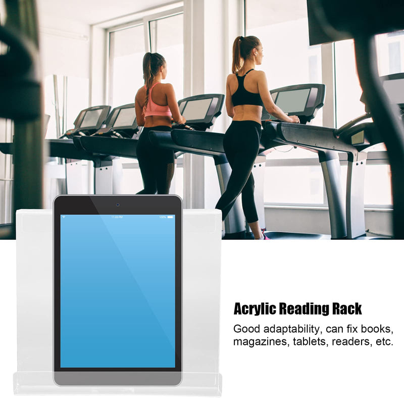 Universal Acrylic Treadmill Book Holder Stand Tablet Magazine Lightweight Reading Shelf with Long Service Life for Sports Enthusiasts