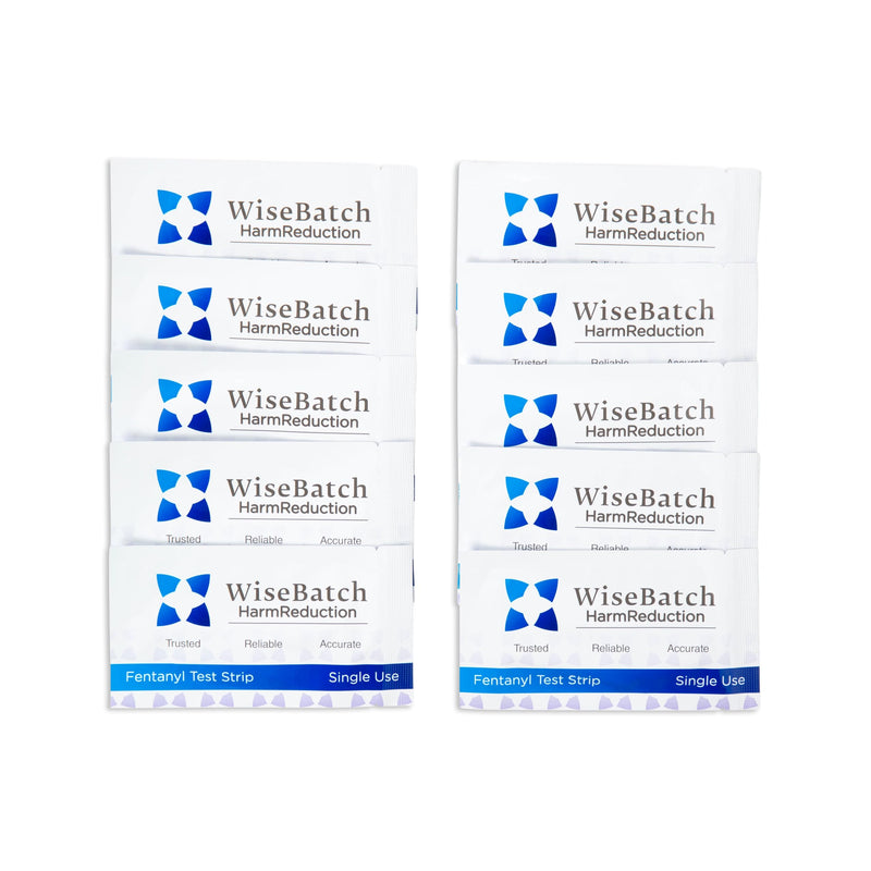 WiseBatch Fentanyl Test Strip + MicroScoop and Instructions, Pack of Ten (10) ‚Äì #1 Most Trusted Fentanyl Test Strip on Market ‚Äì ¬±99% Accurate ‚Äì Results in <2 Mins ‚Äì Prevent Overdoses 1 Count (Pack of 10)