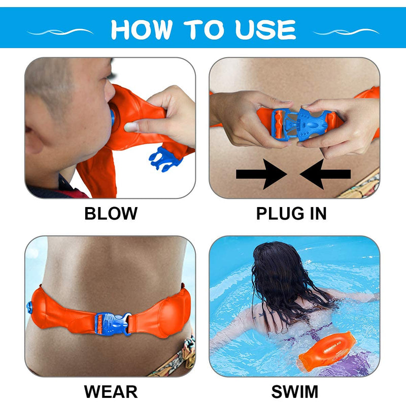 Adult Swim Training Equipment - Swim Belt Aid for Pool or Training S+M+L - BeesActive Australia