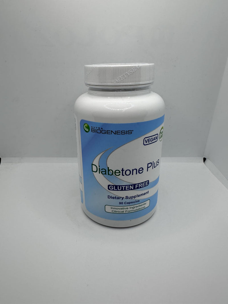 Nutra Biogenesis Diabetone, Metabolic Support Supplement, 90 Capsules | Contains Cinnamon, Gymnema, Inositol & Bitter Melon, Herbal Balance Complex for Women & Men