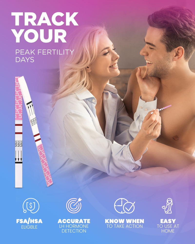 Pelvana Pregnancy and Ovulation Test Strips Combo Kit - 25 LH Fertility Test Strips + 10 Pregnancy HCG Checker Kits - Identify Your Peak Fertility Days - Easy at Home Ovulation Tests (35 Piece Kit) Ovulation + Pregnancy - 25 LH + 10 HCG - BeesActive Australia