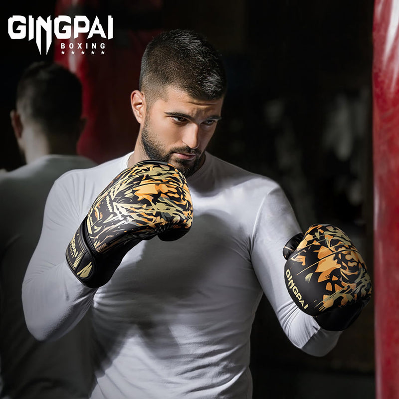 Boxing Gloves for Man Adult Kids，Breathable & Durable Pro Training Sparring Gloves, for Kickboxing,MMA, Heavy Punching Bag,Muay Thai 12oz