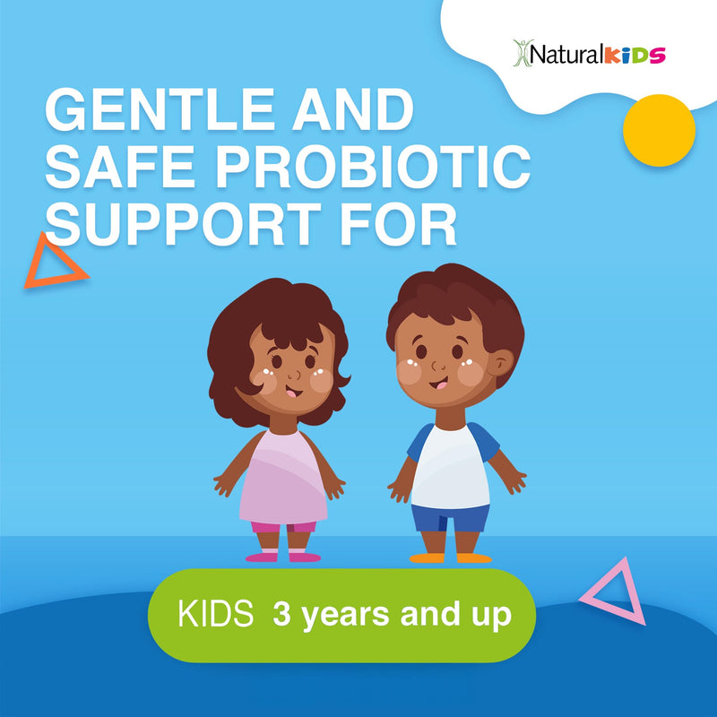 NaturalSlim Kids Probiotics for Digestive & Gut Health, Immune Support, 5 Billion CFU with LGG, BB-12 & 4 Probiotic Strains, 35 mg Calcium, for Children Ages 3+, Strawberry Flavor, 60 Chewable Tablets | Digestive Health, Immune Support, Kids Gut Health...