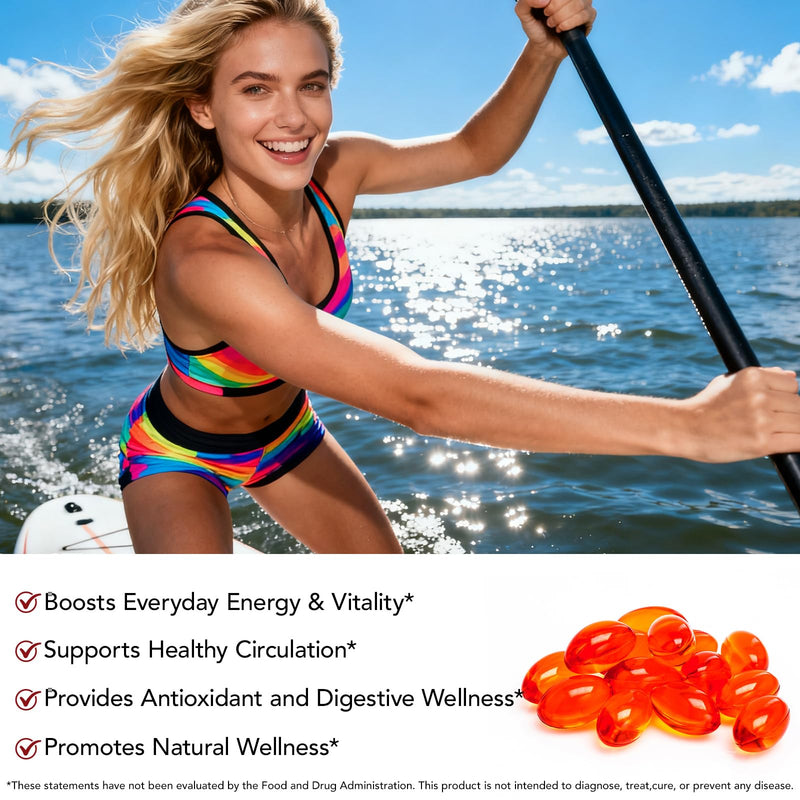 Cayenne Pepper Capsules with Turmeric & Beetroot – 12-in-1 Formula with Black Pepper Extract for Absorption – Vitamins D3, K2 & E – Supports Circulation & Antioxidant – 240 Softgels (80-Day Supply) Cayenne Pepper + Complex