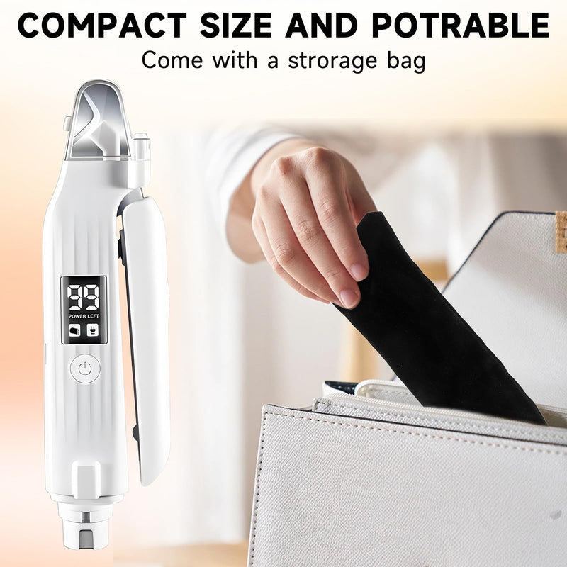 2 in 1 Dog Nail Clippers Electric Grinder Dogs Cats Trimmers Claw Nail Care Tool Cordless Rechargeable Pets Nail Trimmer with LED Lights Low Noise Pet Electric Grinder Storage Bag Include - BeesActive Australia