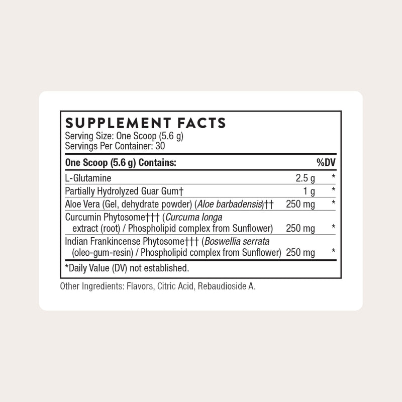 THORNE - Leaky Gut Support (Formerly EnteroMend) - Gut Health Supplement - Supports Optimal Digestive Function & Bowel Regularity* - NSF Certified for Sport - Orange Vanilla Flavor - 30 Servings