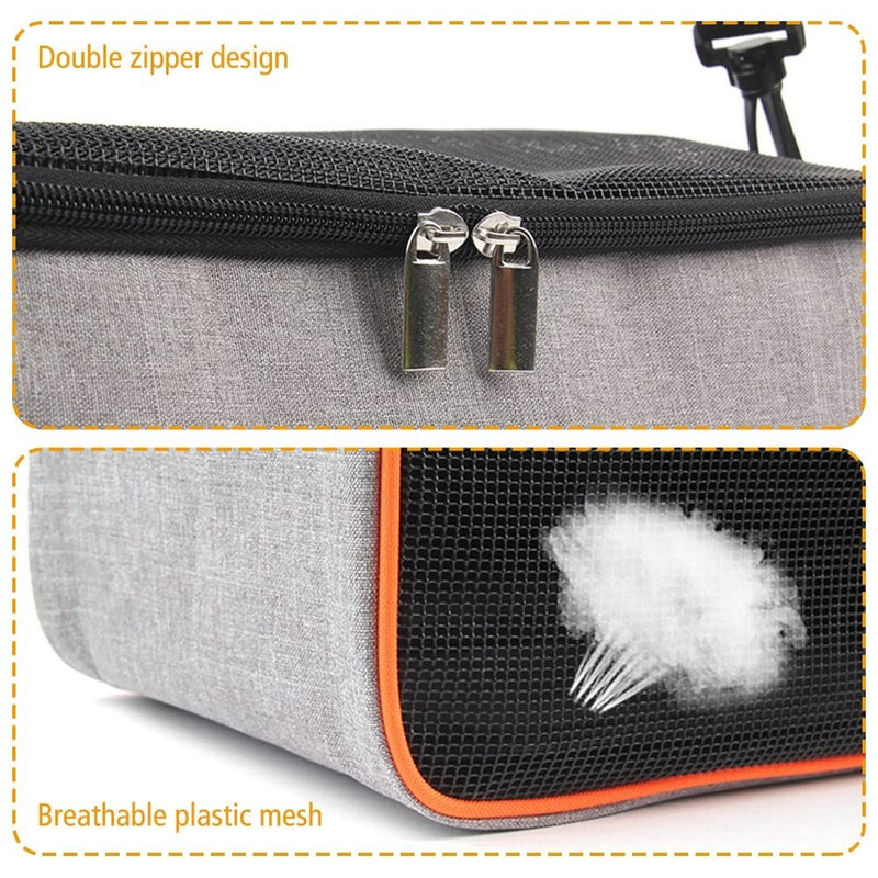Hamster Carrier Bag, Small Pet Portable Travel Bag with Zipper Breathable Guinea Pig Carrier Bag for Gerbils Mice Rats Rabbits Squirrels Kittens XXL - BeesActive Australia