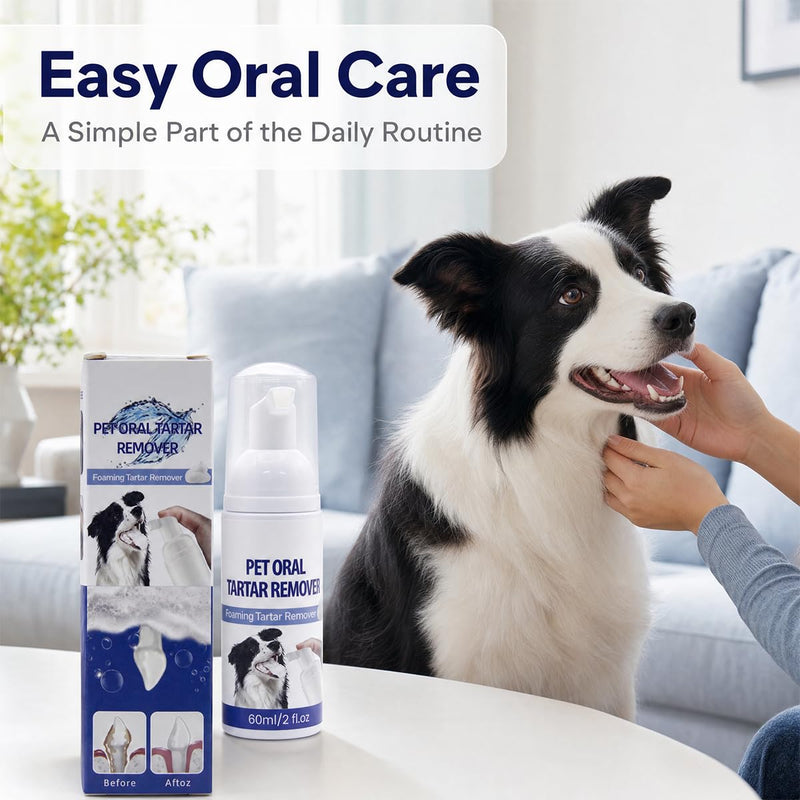 Aiwejay Pet Dental Spray for Dogs & Cats, Oral Care Breath Freshener Spray for Pets, Easy No-Brush Teeth Cleaning Support, Fresh Mouth Care for Dogs & Cats, 2 Pack