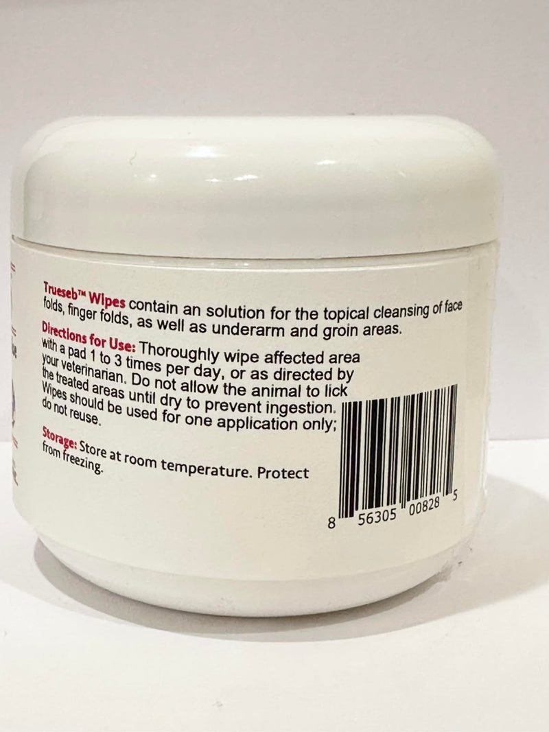 Truseb Topical for Dogs, Cats and Horses - with Aloe for Cleansing (Ketoconazole & Chlorhexidine Wipes, 100 count) Ketoconazole & Chlorhexidine Wipes - BeesActive Australia