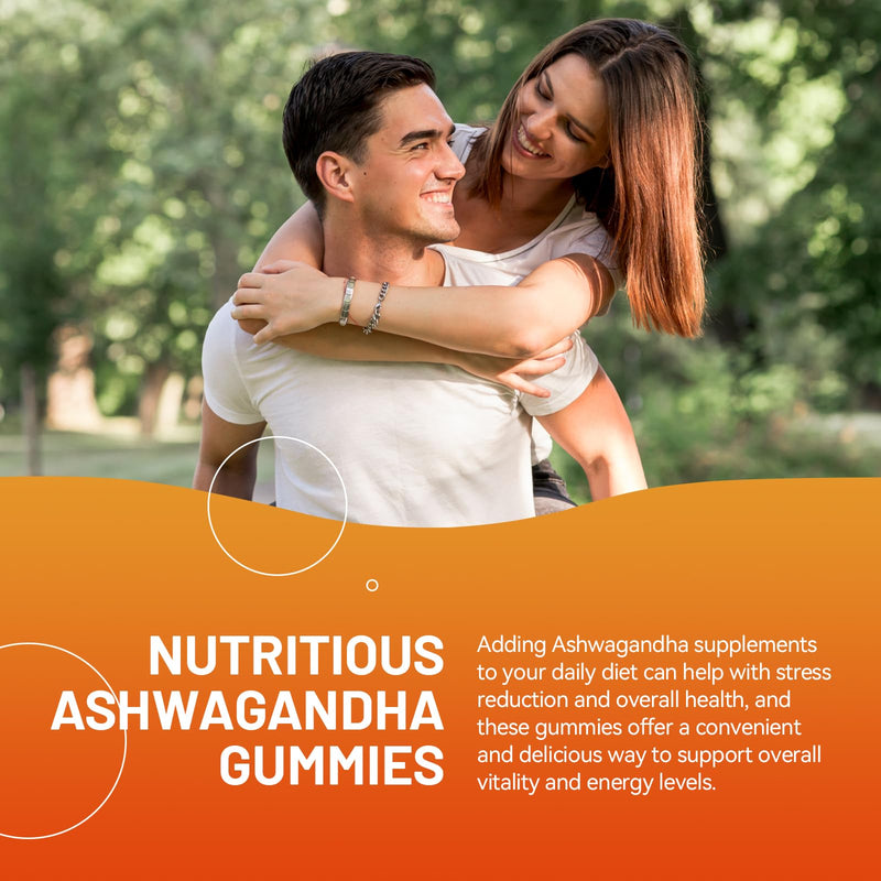 3000mg Ashwagandha Gummies,Calm &Stress Relief,Energy Booster,60ct | Ashwagandha Root Extract for Men and Women,with L-Theanine,Vitamin D3, Sugar-Free,Vegan 60 Count (Pack of 1)