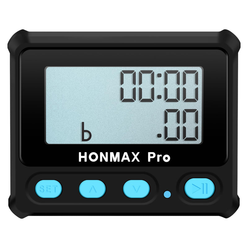 8100 Professional Interval Timer and Stopwatch, Backlight, USB-C Charged, Clock -Black Black - BeesActive Australia