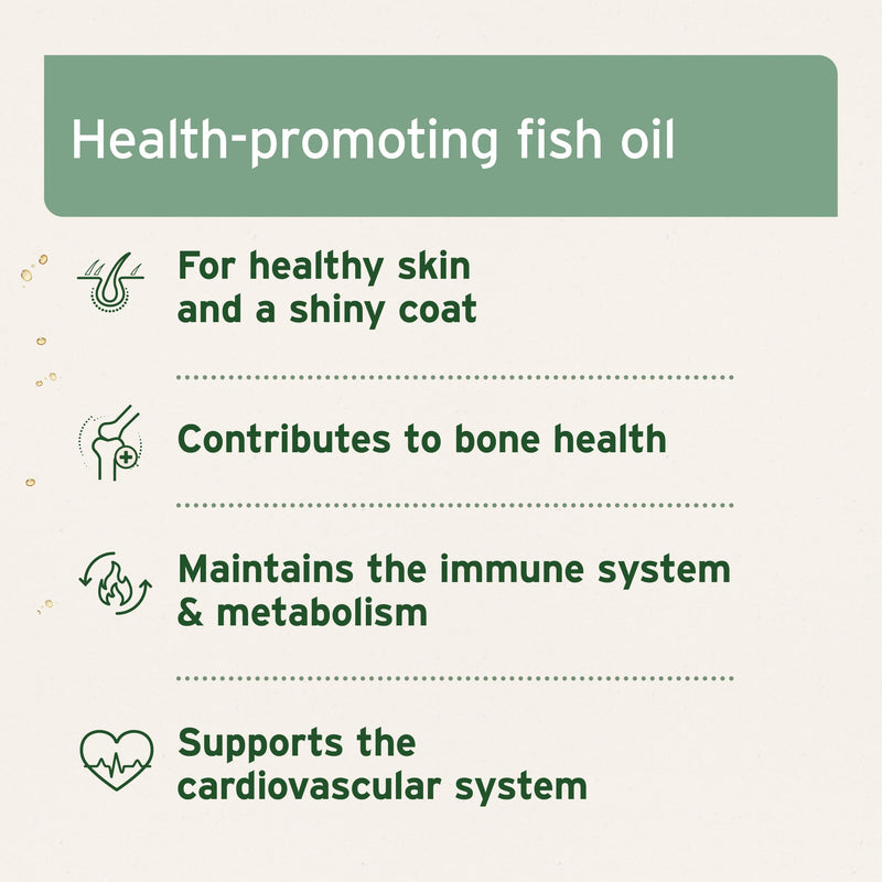 AniForte Premium Salmon Oil for Dogs, Cats, Horses & Pets 500ml - 100% Pure Natural Norwegian Fish Oil Supplement With Omega 3, 6 & EPA, DHA & ALA Fatty Acids, For Coat & Skin, Joints & Brain Health