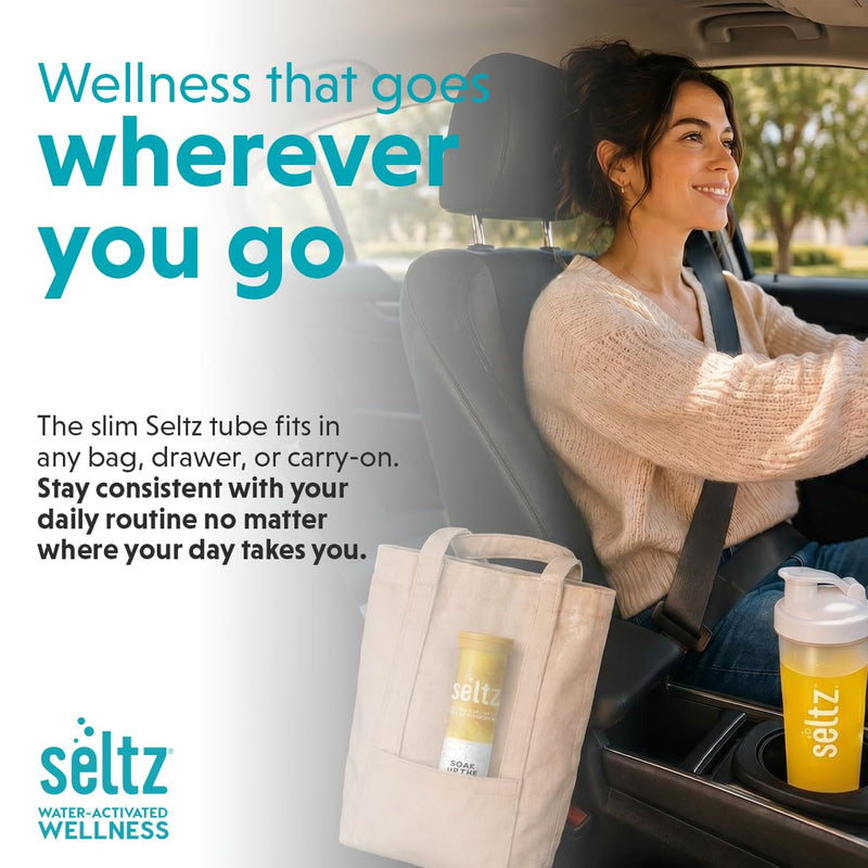 Seltz Vitamin D3 Drink Tablets, Effervescent 5000 IU with Immune Support | Immune Support, Uplifting Support, No Sugar Added, Drop Fizz and Drink, Supports Hydration, 120 Tablets 6 Pack, 5000 IU 120 Tablets (Pack of 6)